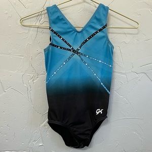 Girls’ GK Elite gymnastics leotard, size child L